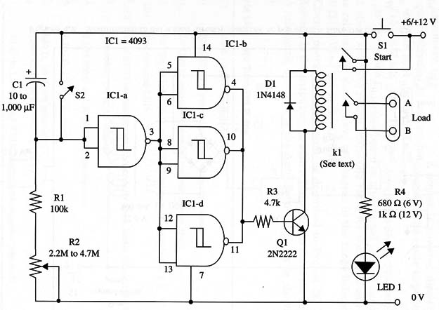 Figure 2 – Schematics for the relay
Figure 2 – Schematics for the relay