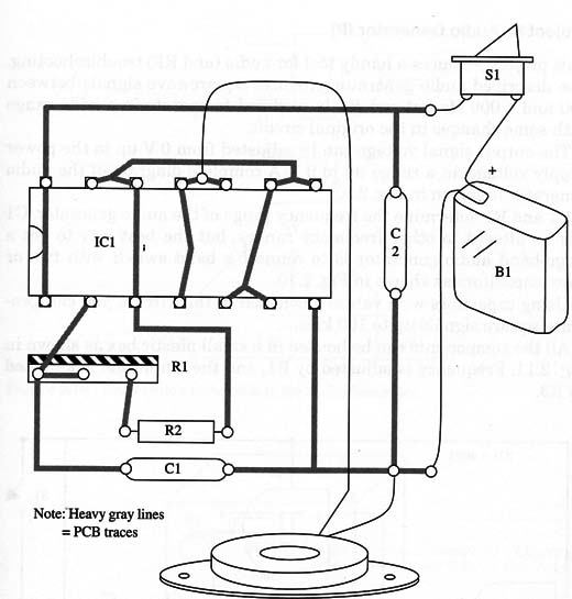 Figure 2 – Printed circuit board for the project
Figure 2 – Printed circuit board for the project