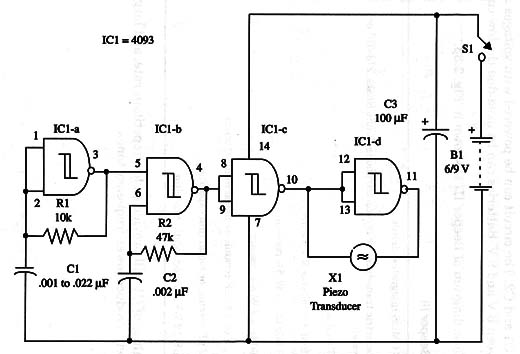 Figure 1 – Schematic diagram of the Beeper III
