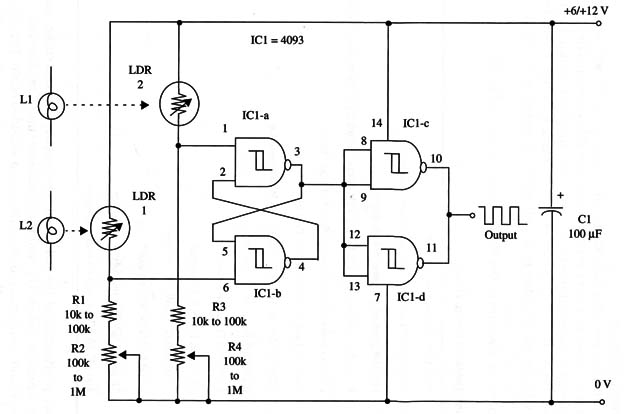 Figure 1 – Schematic diagram of the counter
