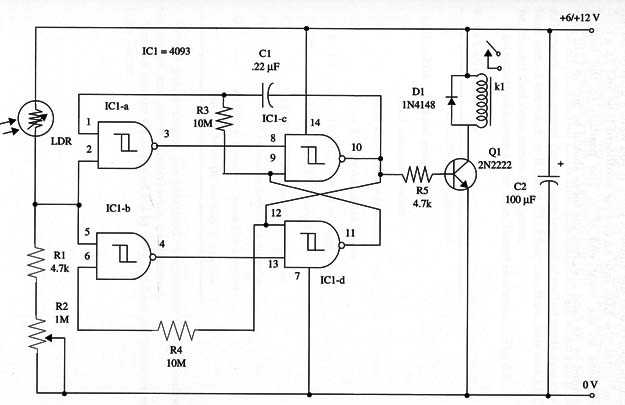 Figure 1 – Schematic diagram of the remote control
