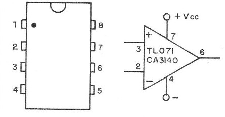 Figure 1 - TL071 and CA3140
