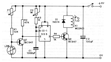 Figure 1 - Passage alarm circuit.
Figure 1 - Passage alarm circuit.