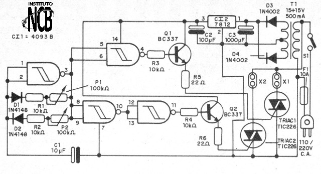 Figure 1 - Complete diagram of the effect
