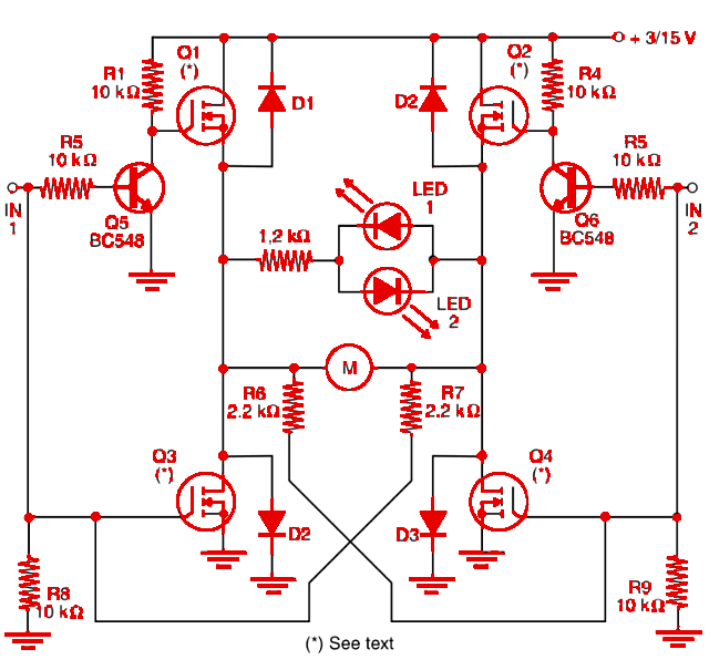 Figure 1     Complete H-bridge.
