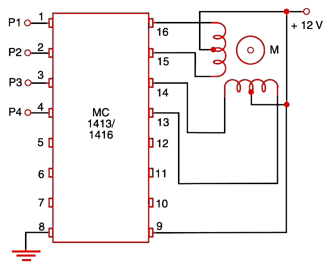 Figure 1 - Using the MC1413/MC1416
Figure 1 - Using the MC1413/MC1416