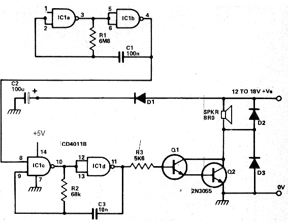 Figure 1 - Pulsed siren
