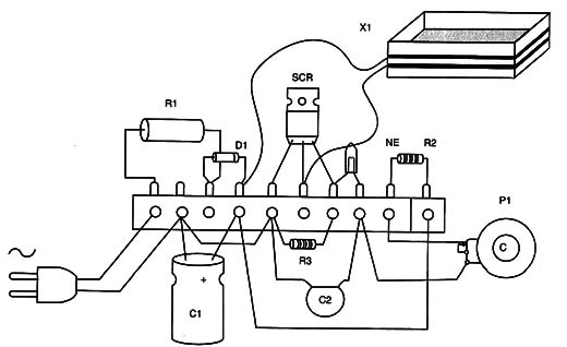 Figure 5 – Mounting using a terminal strip
