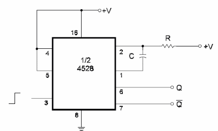 Monostable Using the 4528 (I)
