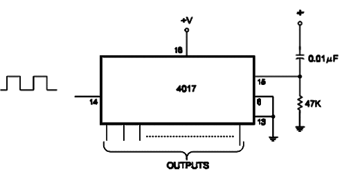 Power-On Reset for the 4017
