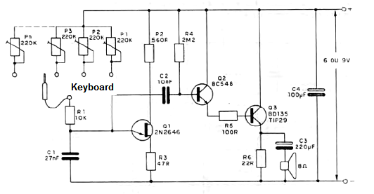 Simple Electronic Organ
