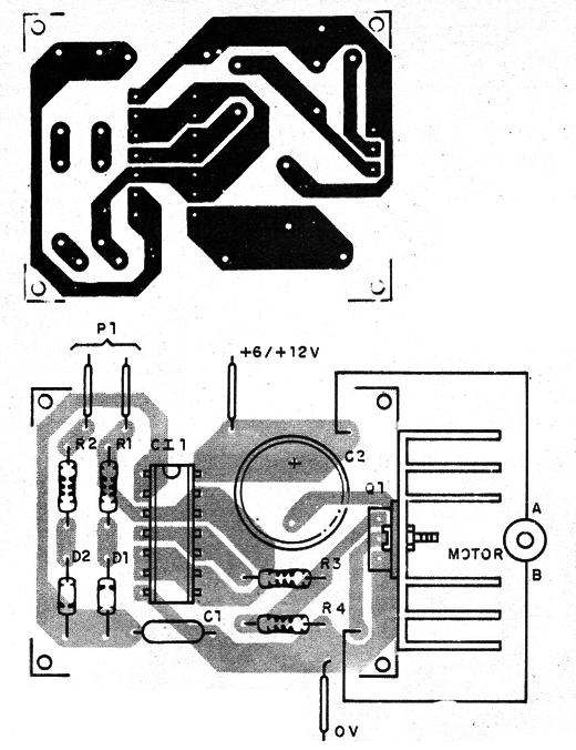 Figure 3 – Printed circuit board for the project
