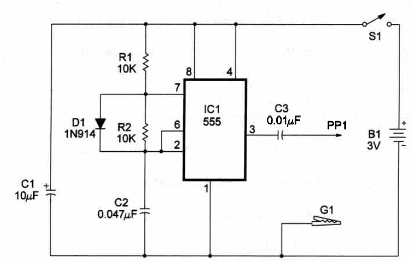 Figure 1 – Schematics for the Signal Injector
