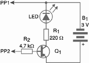 Figure 1 – Diagram of the continuity tester
