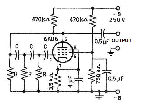 Figure 2 - Full diagram of the oscillator.
