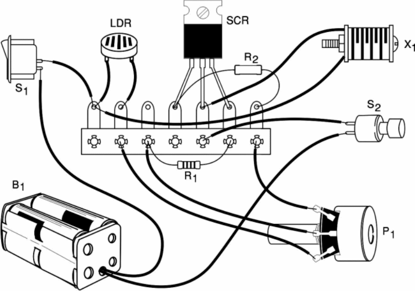Circuit assembly – version 1 – in terminal bridge. Circuit assembly – version 1 – in terminal bridge.