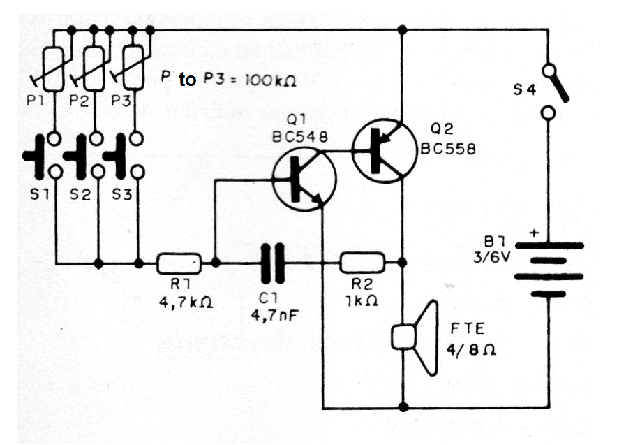 Figure 1- 3-tone bell diagram. Figure 1- 3-tone bell diagram.
