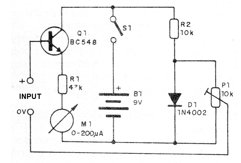 Figure 1 - Complete diagram of the Voltmeter Figure 1 - Complete diagram of the Voltmeter
