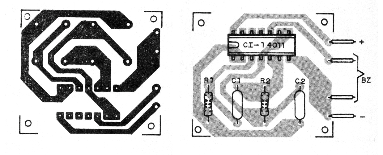 Figure 2 - Suggested printed circuit board for mounting Figure 2 - Suggested printed circuit board for mounting
