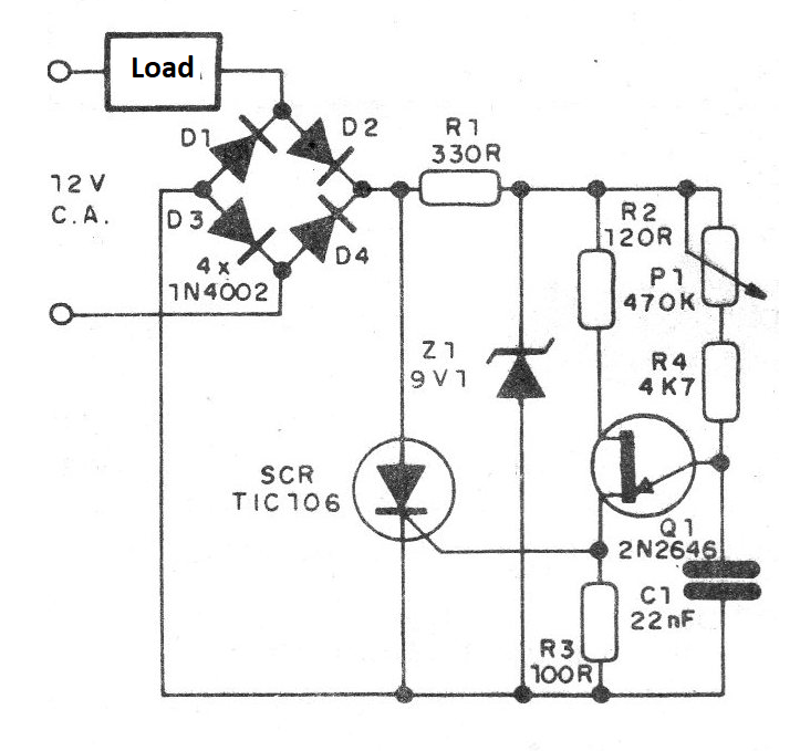 Figure 1 - Dimmer Circuit Figure 1 - Dimmer Circuit