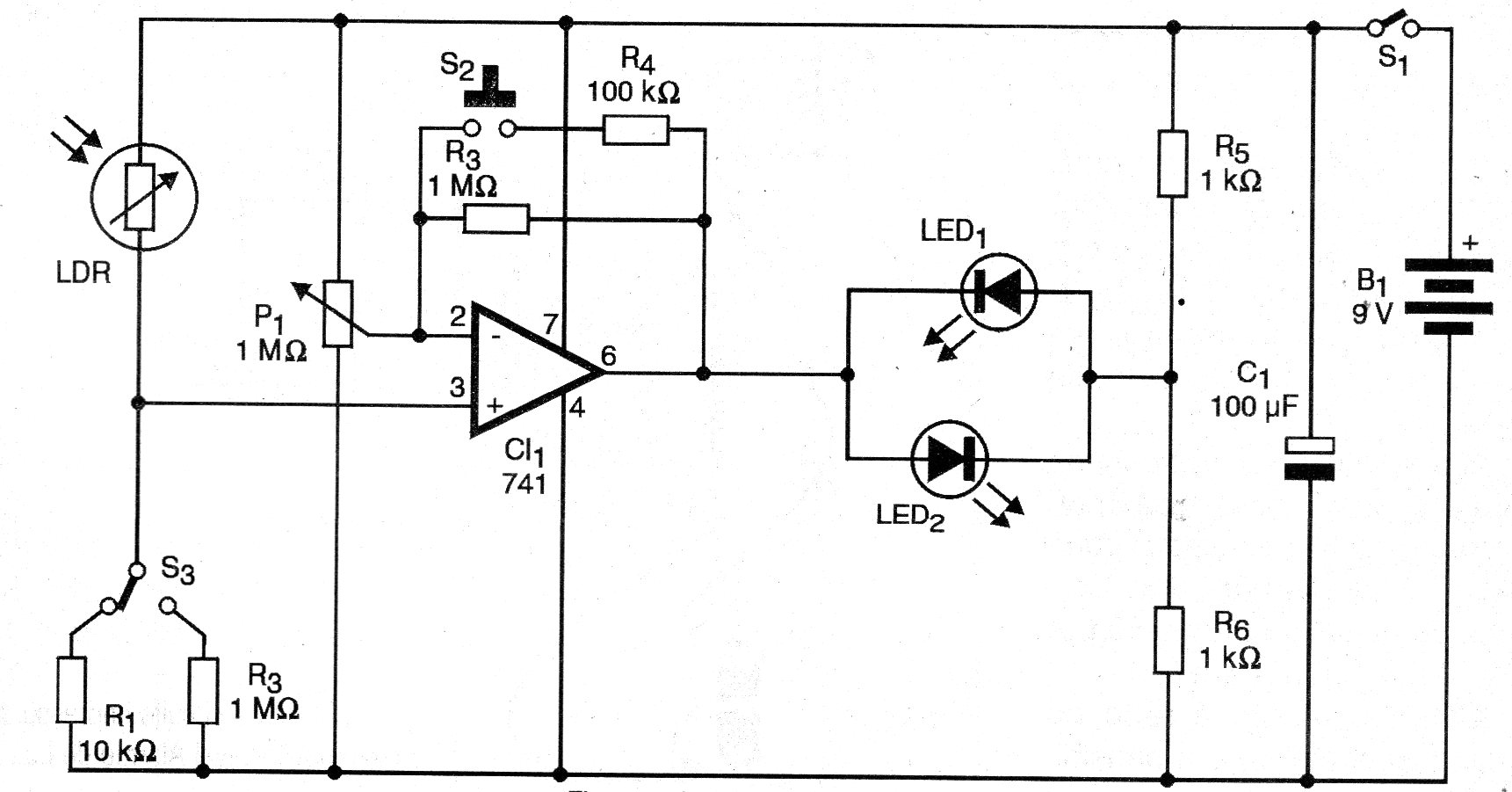 Figure 1 - Light comparator Figure 1 - Light comparator