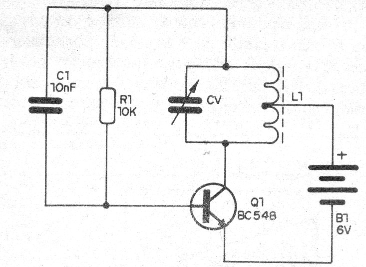 Figure 1 - The Hartley oscillator Figure 1 - The Hartley oscillator