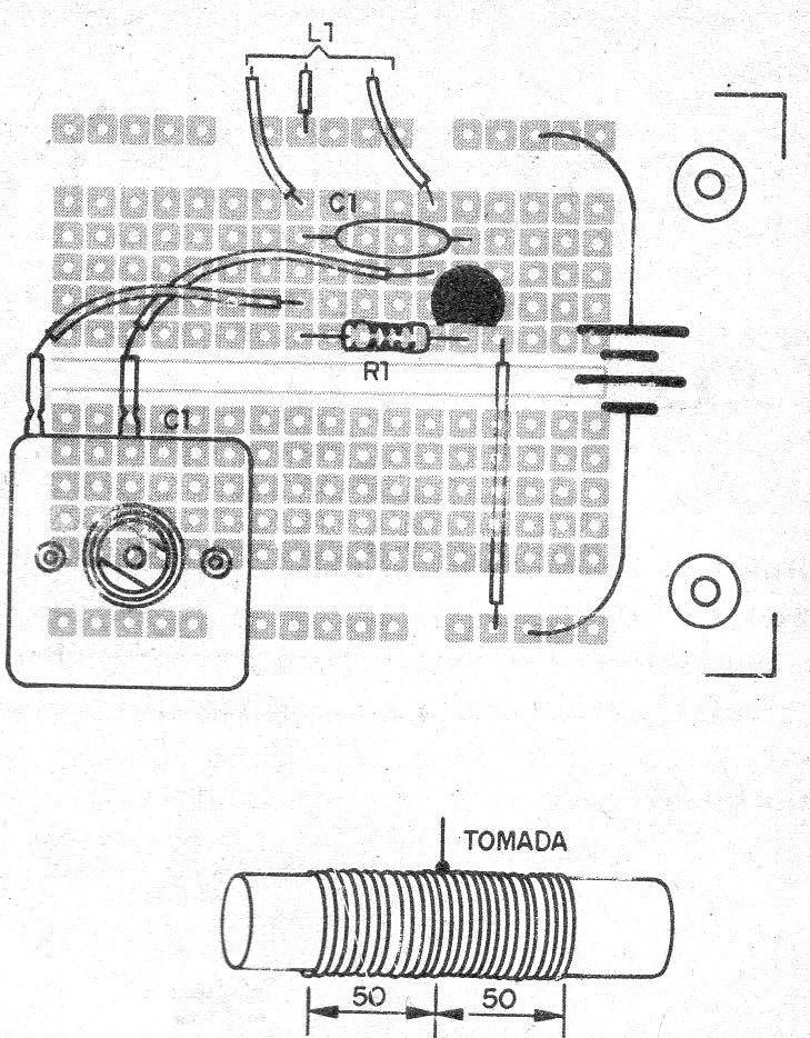 Figure 2 - Assembly in a protoboard Figure 2 - Assembly in a protoboard