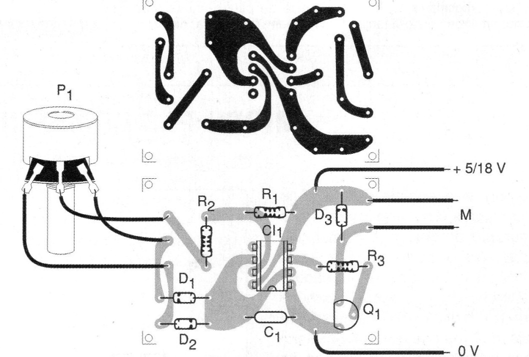 Figure 2 - Printed circuit board for mounting Figure 2 - Printed circuit board for mounting