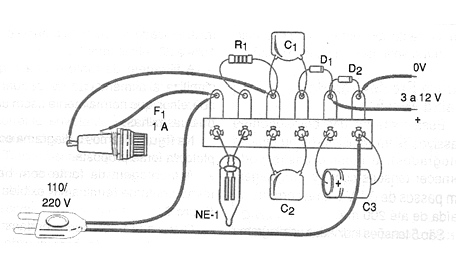 Figure 2 - Assembly using terminal strip Figure 2 - Assembly using terminal strip