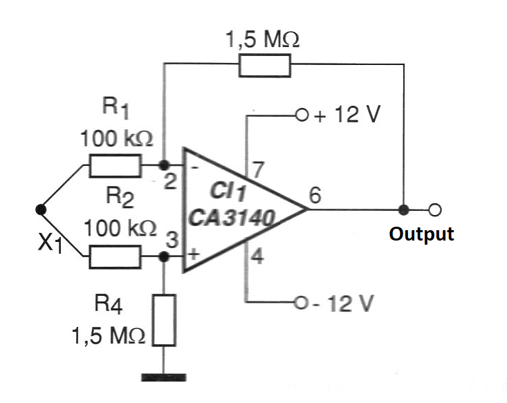 Figure 1 - Diagram of the amplifier Figure 1 - Diagram of the amplifier