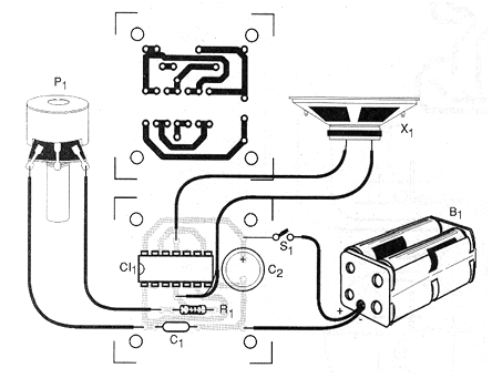 Figure 2 - Printed circuit board for mounting
