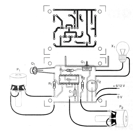 Figure 2 - Printed circuit board for mounting Figure 2 - Printed circuit board for mounting
